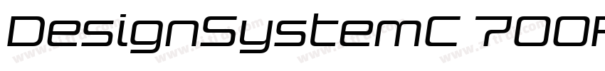 DesignSystemC 700R R字体转换